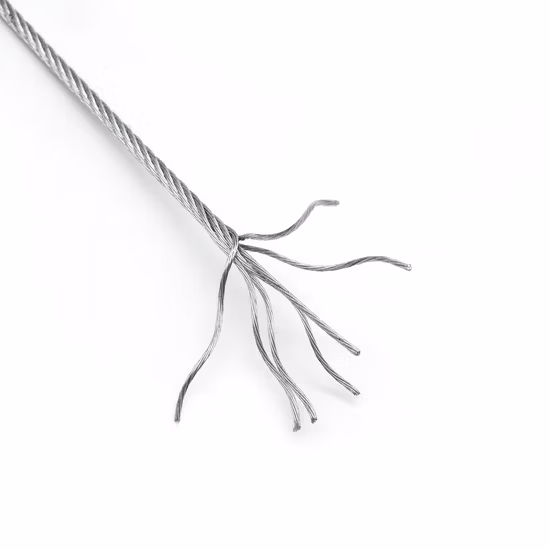 ベストセラーの亜鉛メッキ鋼線ロープ鋼ケーブル鋼ストランド