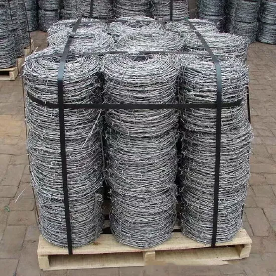 フェンスメッシュ用スパイラルツイスト鋼線亜鉛メッキ有刺鉄線